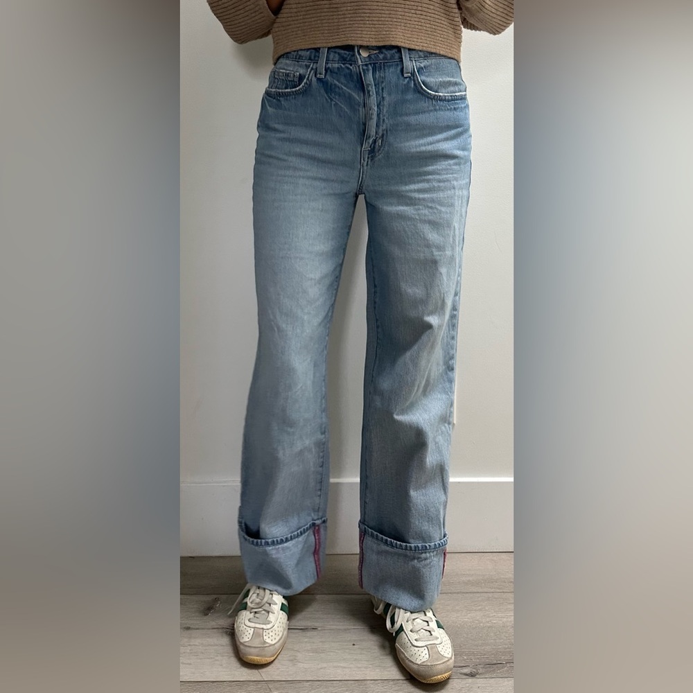L'AGENCE Light Blue Ankle Jeans